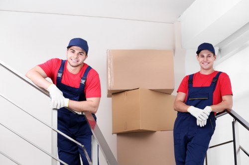Unpacking boxes in a new Mertonpark flat