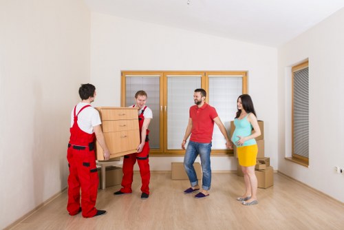 Organised storage unit with strong security in Mertonpark