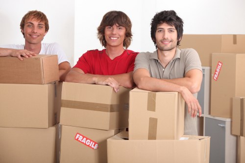Furniture loading for local removals in Mertonpark